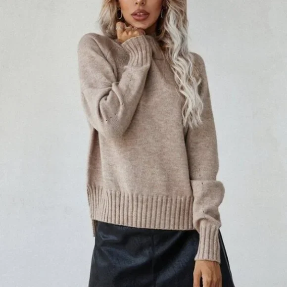 THE CLASSIC Mock Neck Sweater - Picture 2 of 10